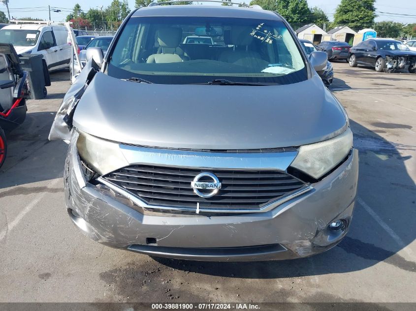 2013 Nissan Quest Sl VIN: JN8AE2KP4D9060137 Lot: 39881900