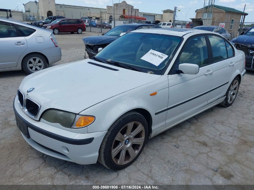 2003 BMW 325I VIN: WBAET37463NJ37925 Lot: 39881908