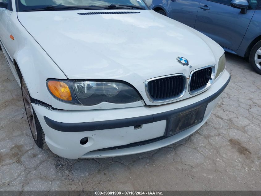 2003 BMW 325I VIN: WBAET37463NJ37925 Lot: 39881908