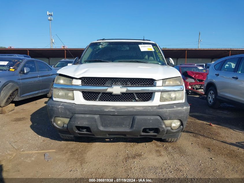 2005 Chevrolet Avalanche 1500 Z71 VIN: 3GNEK12Z25G276224 Lot: 39881938