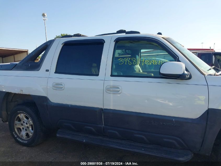 2005 Chevrolet Avalanche 1500 Z71 VIN: 3GNEK12Z25G276224 Lot: 39881938