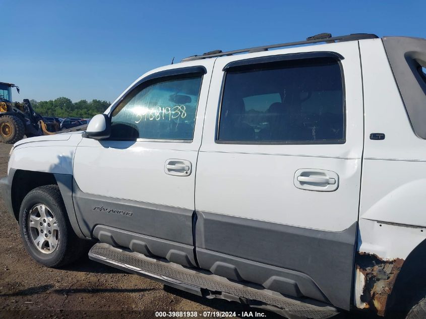 2005 Chevrolet Avalanche 1500 Z71 VIN: 3GNEK12Z25G276224 Lot: 39881938