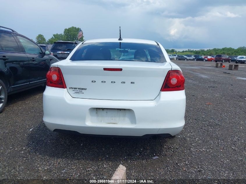 2012 Dodge Avenger Sxt VIN: 1C3CDZCB3CN157150 Lot: 39881946