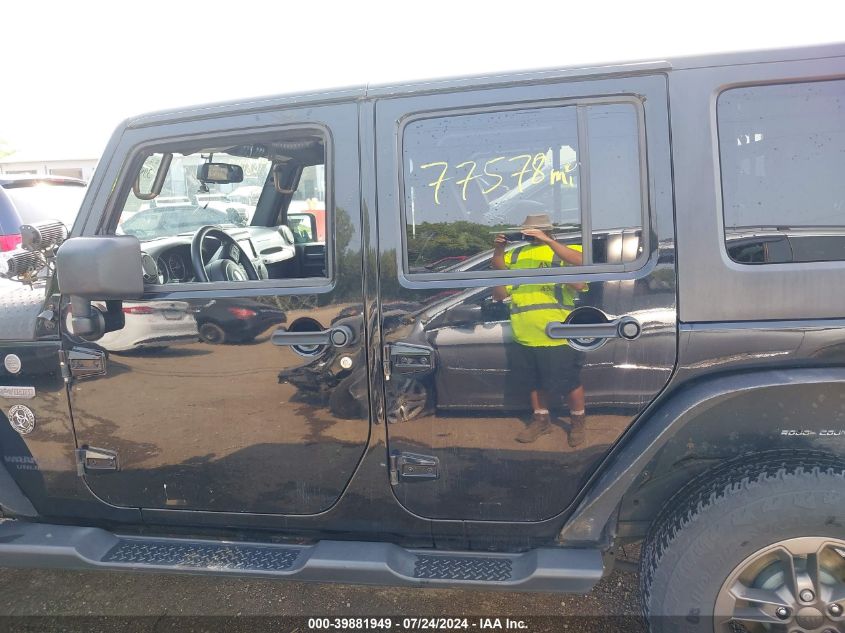 2016 Jeep Wrangler Unlimited 75Th Anniversary VIN: 1C4BJWEG4GL349119 Lot: 39881949