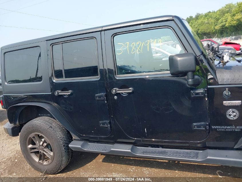 2016 Jeep Wrangler Unlimited 75Th Anniversary VIN: 1C4BJWEG4GL349119 Lot: 39881949