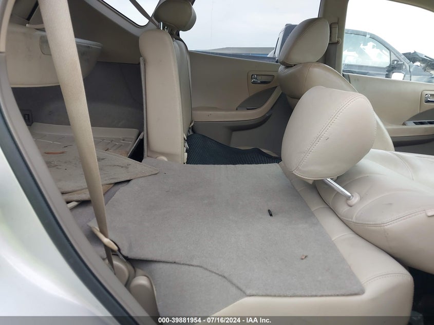 2007 Nissan Murano Sl VIN: JN8AZ08T57W518772 Lot: 39881954