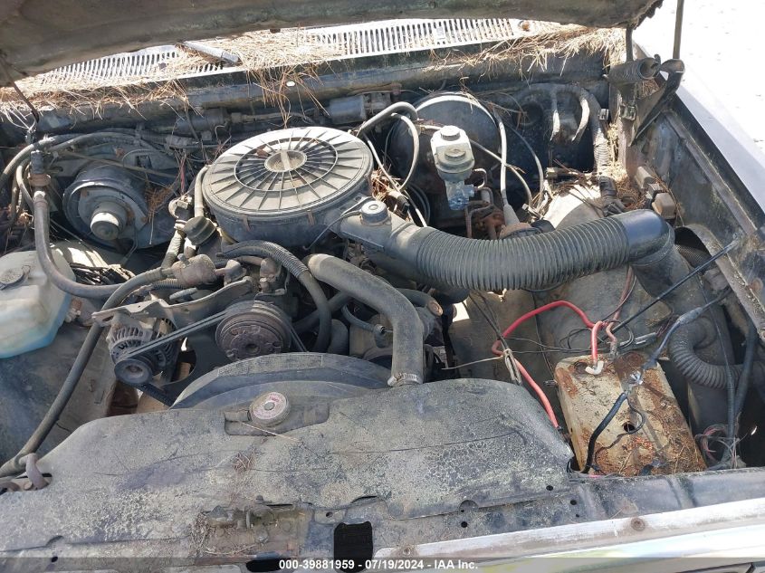 1989 Dodge Ramcharger Aw-100 VIN: 3B4GM17Y9KM927824 Lot: 39881959