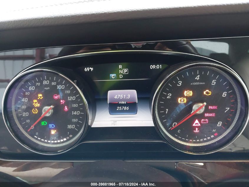 2019 Mercedes-Benz E 300 4Matic VIN: WDDZF4KB3KA598664 Lot: 39881965