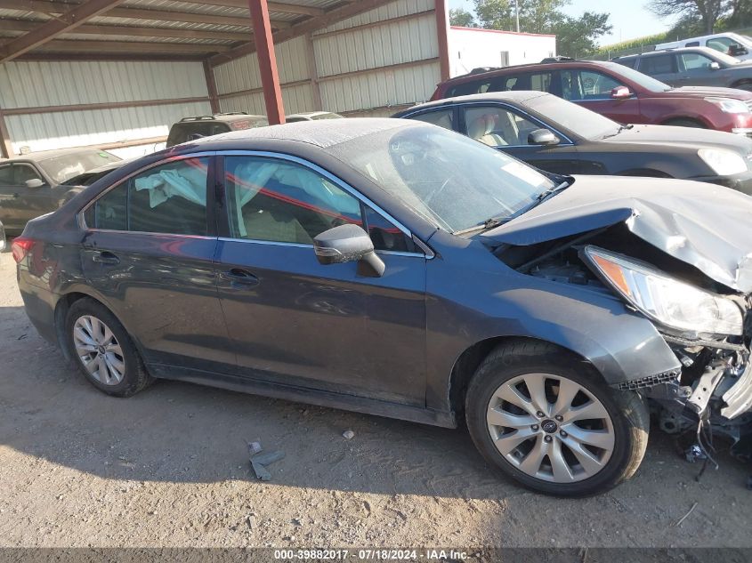 2017 Subaru Legacy 2.5I Premium VIN: 4S3BNAF63H3018109 Lot: 39882017