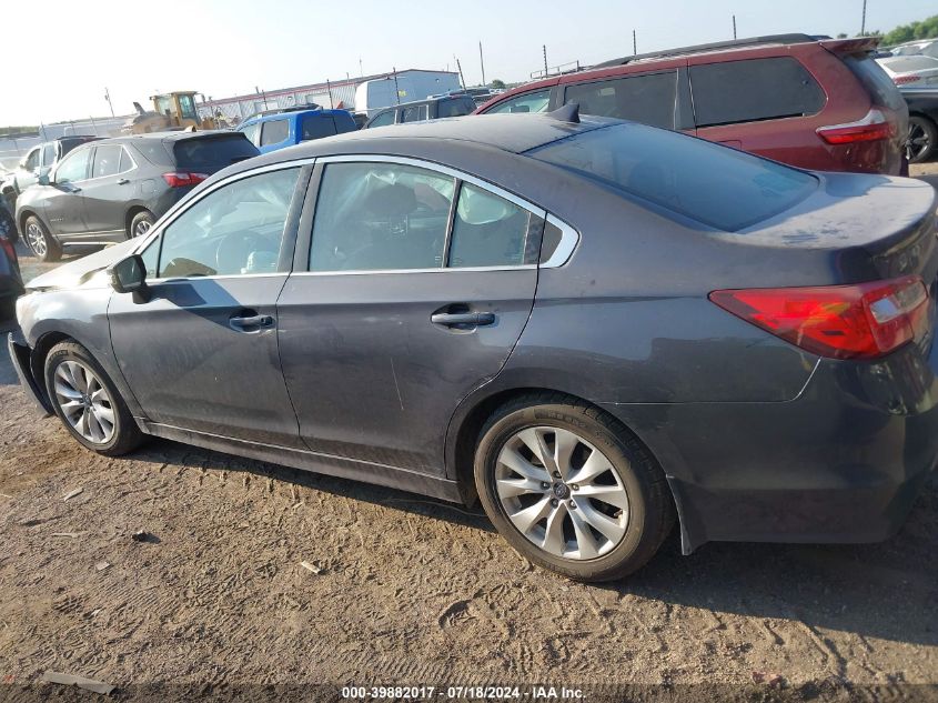 2017 Subaru Legacy 2.5I Premium VIN: 4S3BNAF63H3018109 Lot: 39882017