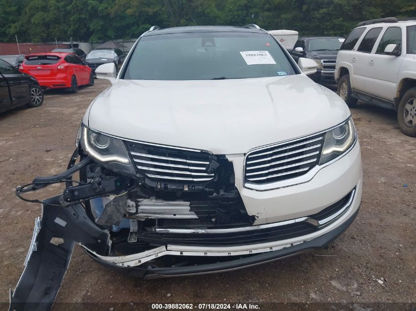 2016 Lincoln Mkx Reserve VIN: 2LMTJ6LR8GBL77420 Lot: 39882062