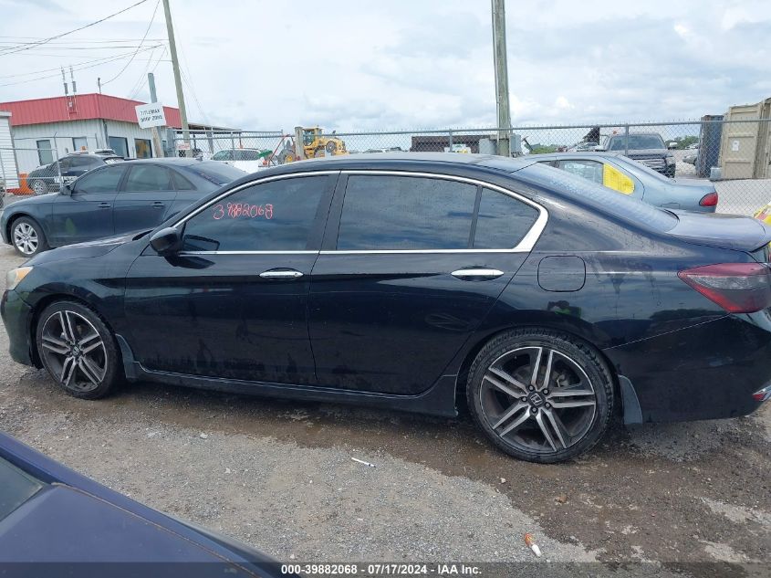 1HGCR2F56GA074465 2016 Honda Accord Sport