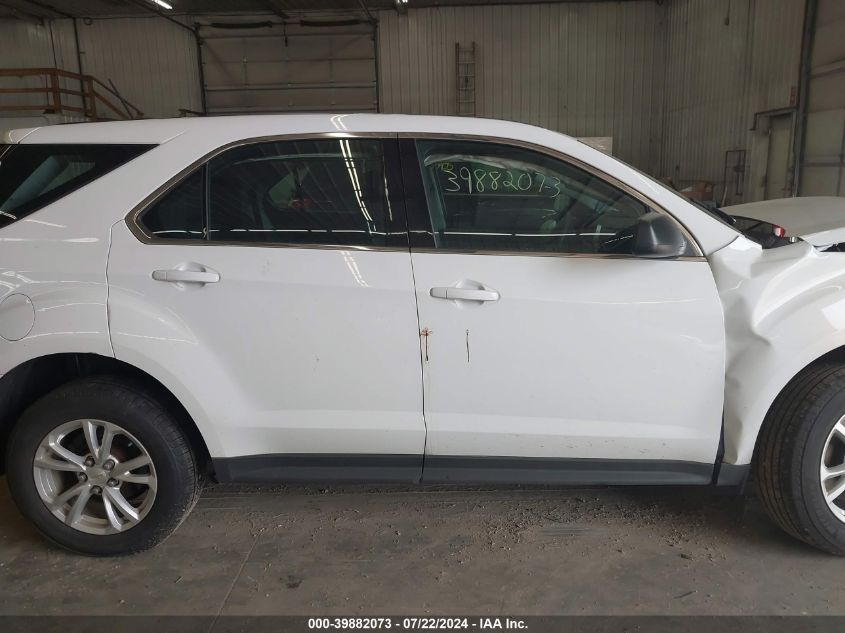 2017 Chevrolet Equinox Ls VIN: 2GNFLEEK7H6255280 Lot: 39882073