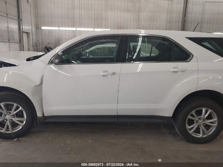 2017 Chevrolet Equinox Ls VIN: 2GNFLEEK7H6255280 Lot: 39882073