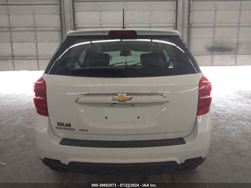 2017 Chevrolet Equinox Ls VIN: 2GNFLEEK7H6255280 Lot: 39882073