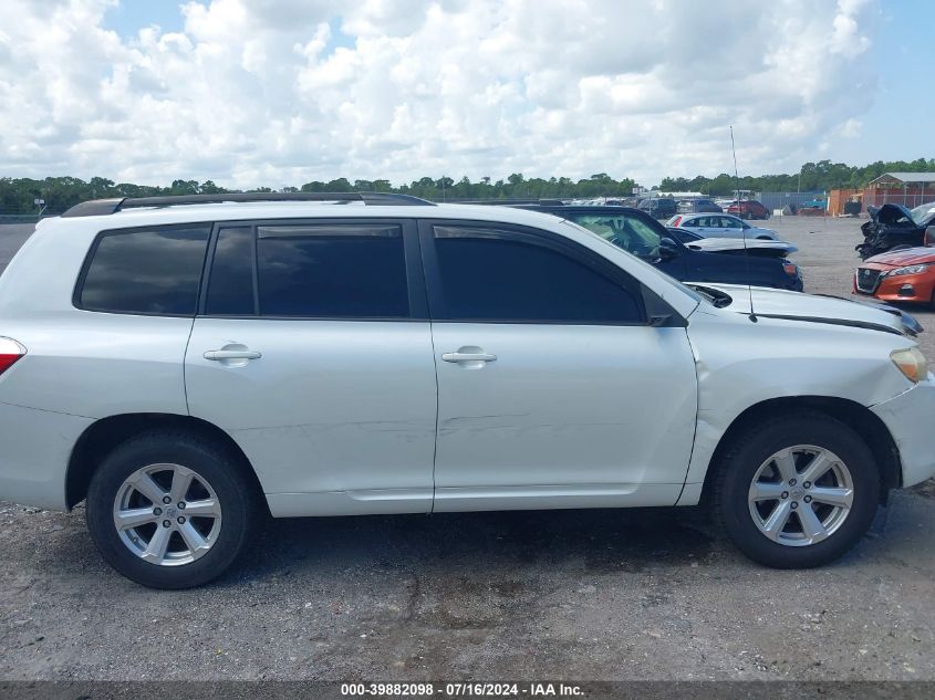 2009 Toyota Highlander VIN: JTEDA41AX92003577 Lot: 39882098