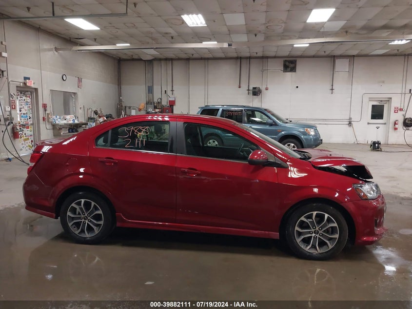 2019 CHEVROLET SONIC LT AUTO - 1G1JD5SB4K4131392