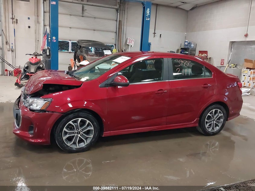 2019 CHEVROLET SONIC LT AUTO - 1G1JD5SB4K4131392