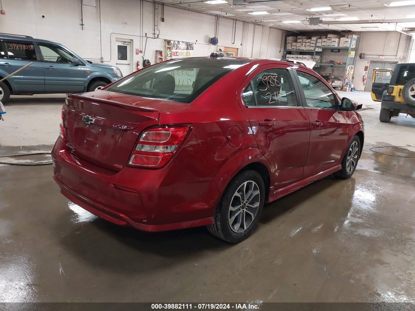 2019 CHEVROLET SONIC LT AUTO - 1G1JD5SB4K4131392