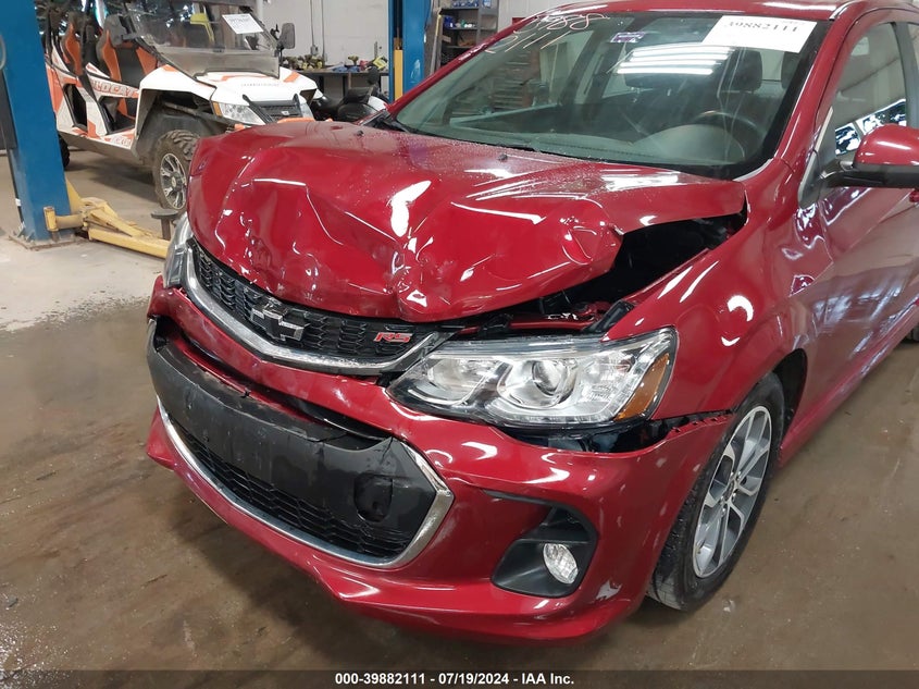 2019 CHEVROLET SONIC LT AUTO - 1G1JD5SB4K4131392