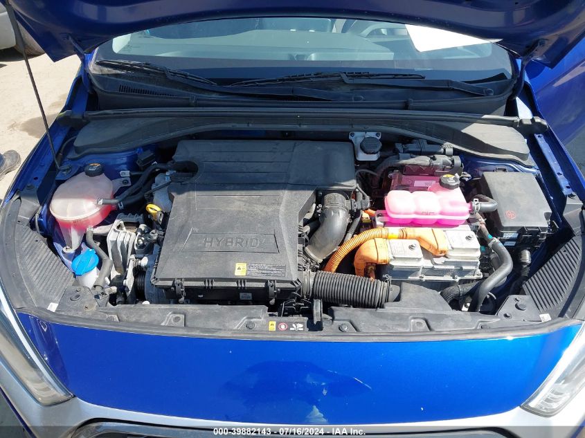2020 Hyundai Ioniq Hybrid Blue VIN: KMHC65LC1LU242741 Lot: 39882143