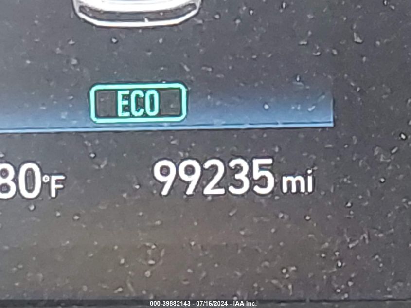 2020 Hyundai Ioniq Hybrid Blue VIN: KMHC65LC1LU242741 Lot: 39882143