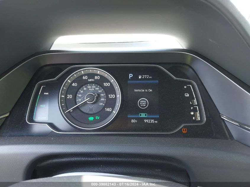 2020 Hyundai Ioniq Hybrid Blue VIN: KMHC65LC1LU242741 Lot: 39882143