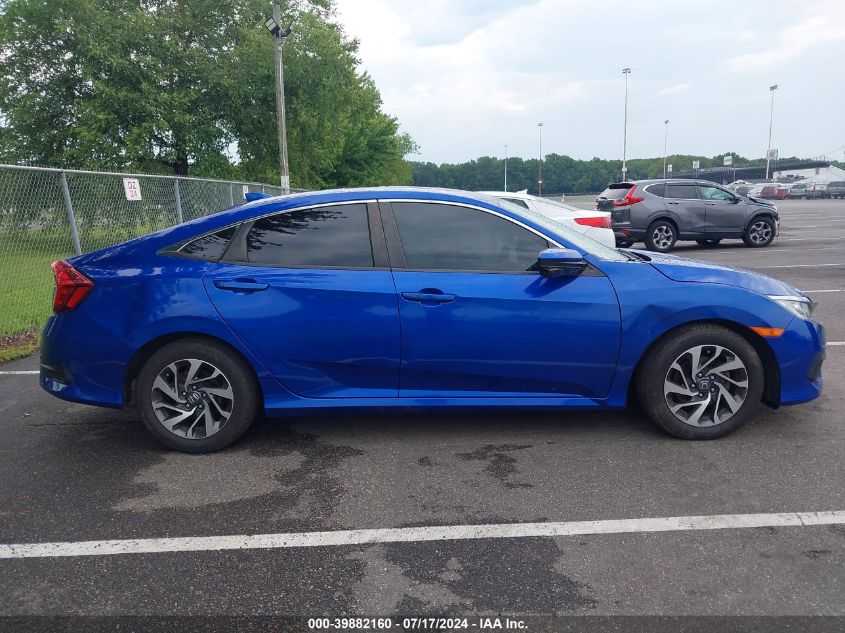 2018 Honda Civic Ex VIN: 19XFC2F76JE000952 Lot: 39882160