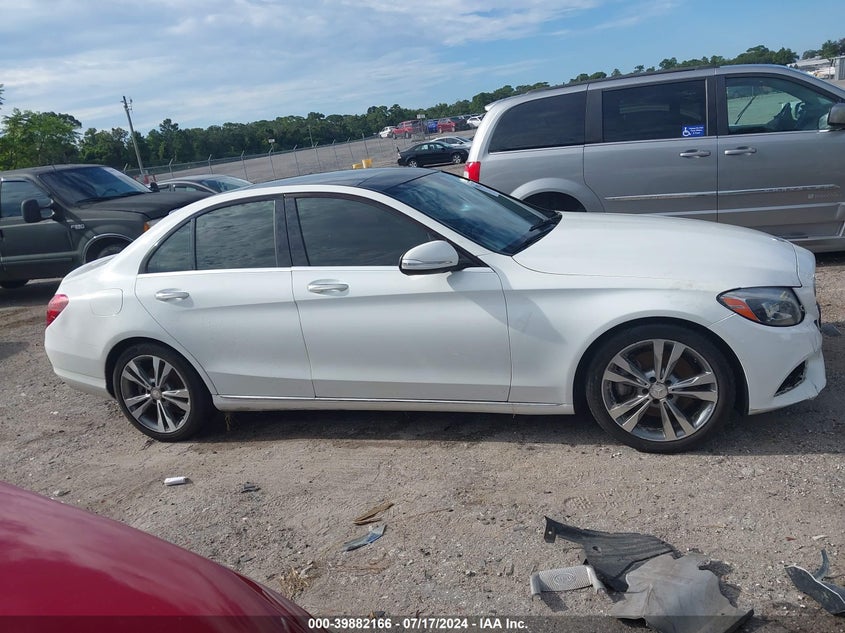 2015 Mercedes-Benz C 300 4Matic VIN: 55SWF4KBXFU026614 Lot: 39882166
