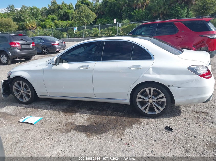 2015 Mercedes-Benz C 300 4Matic VIN: 55SWF4KBXFU026614 Lot: 39882166