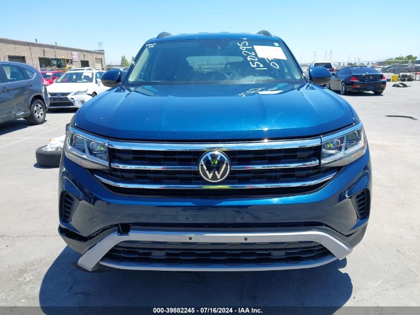 2021 Volkswagen Atlas 2.0T Se VIN: 1V2DP2CA3MC528096 Lot: 39882245