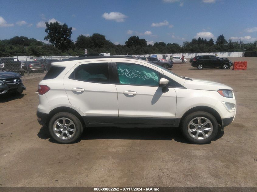 2019 Ford Ecosport Se VIN: MAJ6S3GL8KC283695 Lot: 39882262