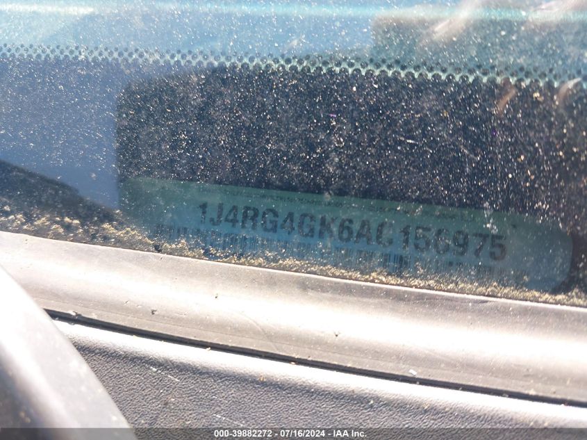 2010 Jeep Commander Sport VIN: 1J4RG4GK6AC156975 Lot: 39882272