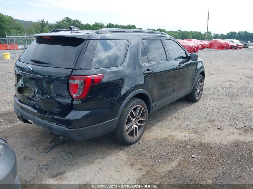 2017 Ford Explorer Sport VIN: 1FM5K8GT5HGE31849 Lot: 39882273