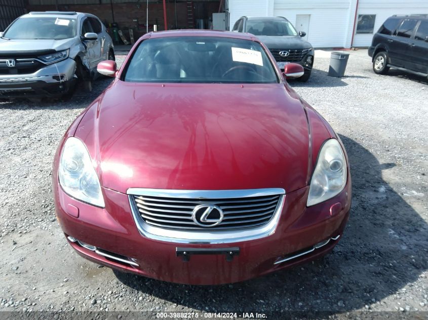 2008 Lexus Sc 430 VIN: JTHFN45Y189017316 Lot: 39882275