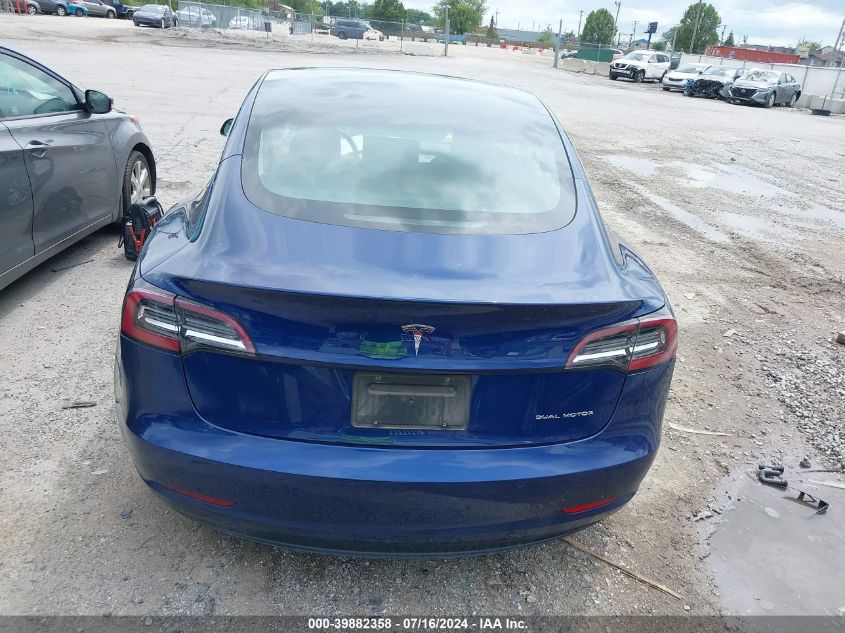 2019 Tesla Model 3 Long Range/Performance VIN: 5YJ3E1EB5KF389897 Lot: 39882358