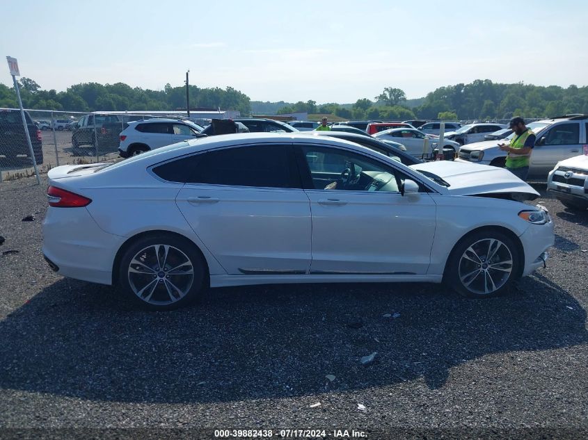 2017 Ford Fusion Titanium VIN: 3FA6P0D97HR185020 Lot: 39882438