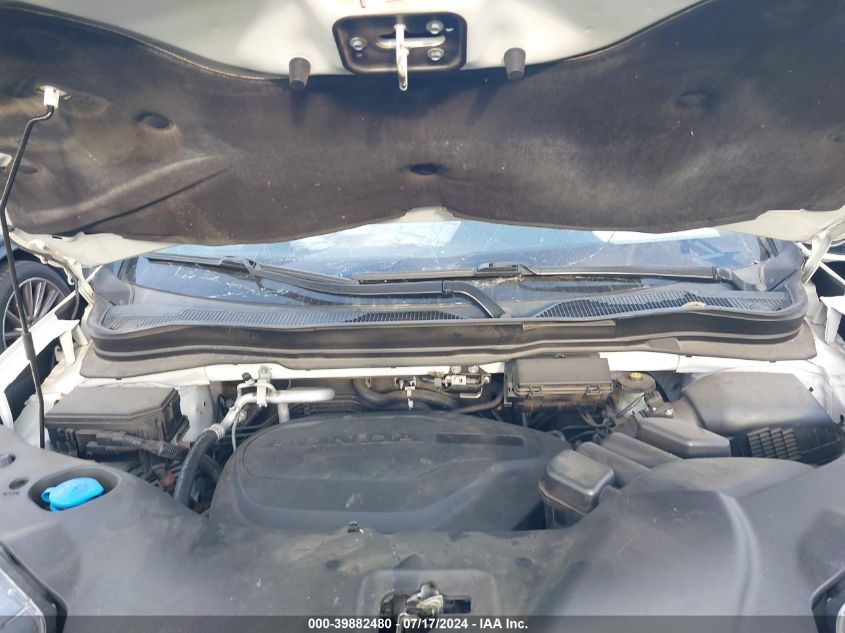 2017 Honda Pilot Ex-L VIN: 5FNYF5H57HB014442 Lot: 39882480