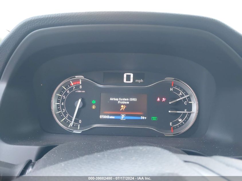 2017 Honda Pilot Ex-L VIN: 5FNYF5H57HB014442 Lot: 39882480