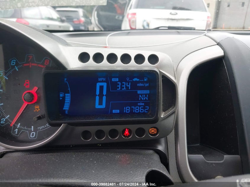 2012 Chevrolet Sonic 1Lz VIN: 1G1JF5SB6C4207710 Lot: 39882481