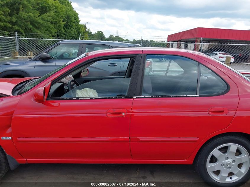 2006 Nissan Sentra 1.8S VIN: 3N1CB51D56L527200 Lot: 39882507