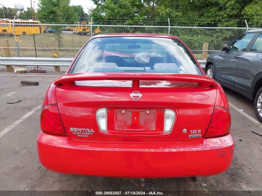 2006 Nissan Sentra 1.8S VIN: 3N1CB51D56L527200 Lot: 39882507