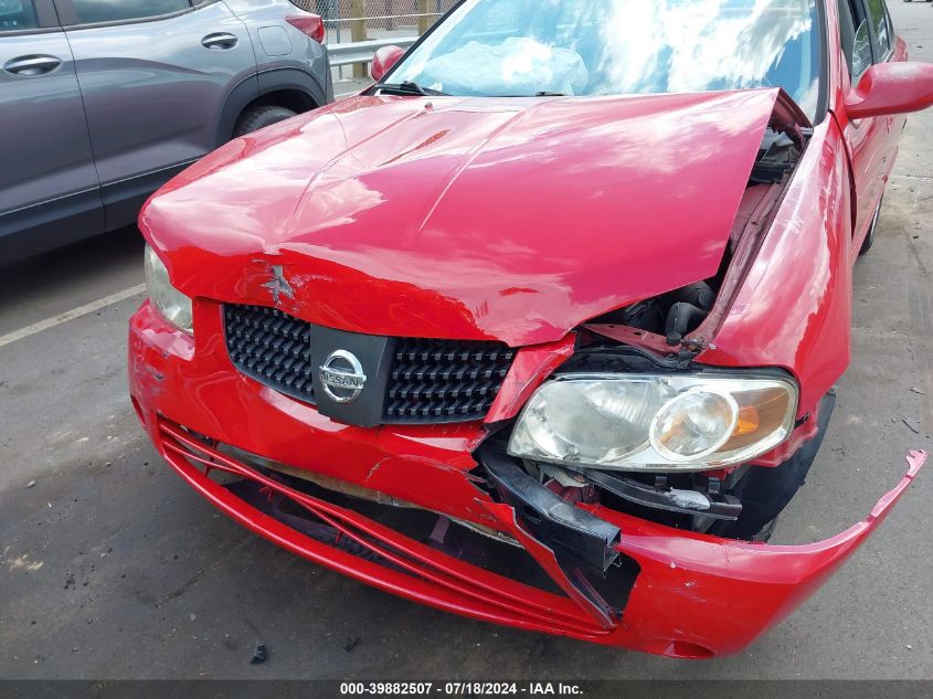 2006 Nissan Sentra 1.8S VIN: 3N1CB51D56L527200 Lot: 39882507