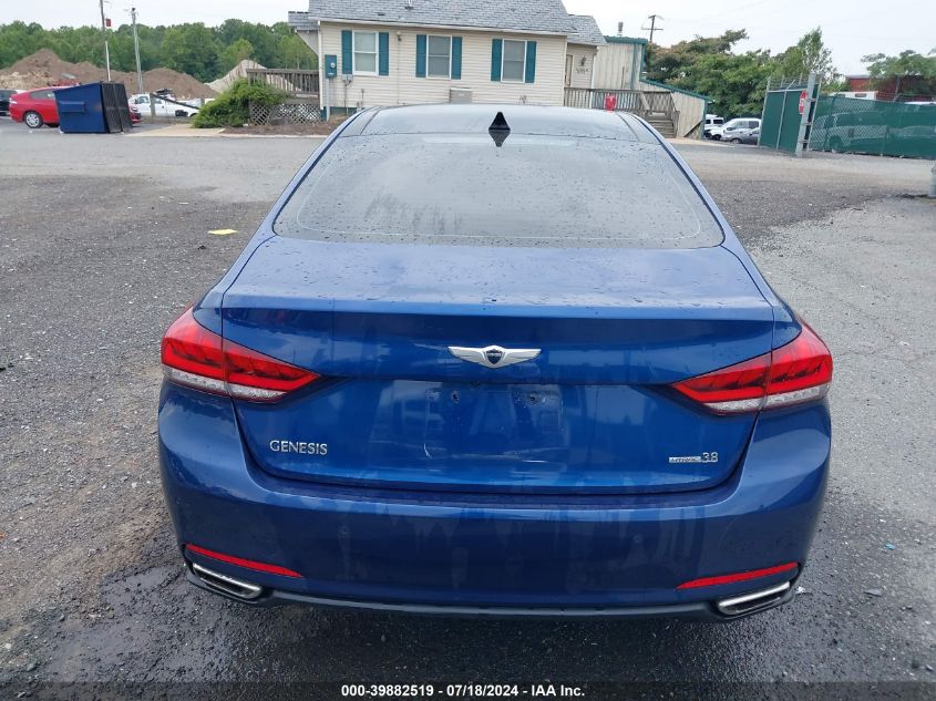 2016 Hyundai Genesis 3.8 VIN: KMHGN4JE7GU110933 Lot: 39882519