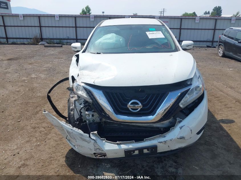2017 Nissan Murano S/Sl/Sv/Platinum VIN: 5N1AZ2MG7HN138688 Lot: 39882533