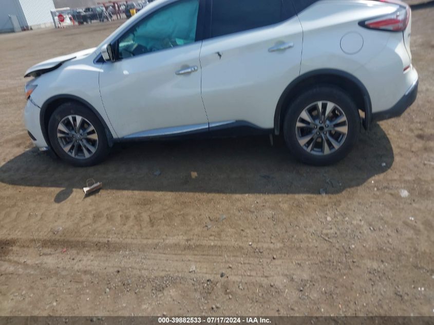 2017 Nissan Murano S/Sl/Sv/Platinum VIN: 5N1AZ2MG7HN138688 Lot: 39882533