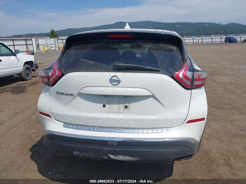 2017 Nissan Murano S/Sl/Sv/Platinum VIN: 5N1AZ2MG7HN138688 Lot: 39882533