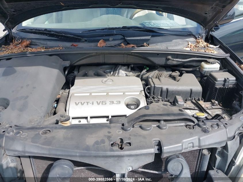 2004 Lexus Rx 330 330 VIN: JTJHA31U540063004 Lot: 39882566