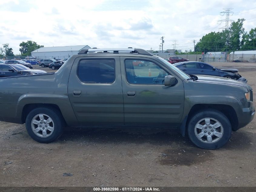 2006 Honda Ridgeline Rts VIN: 2HJYK16416H507504 Lot: 39882598