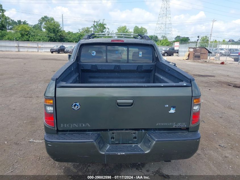 2006 Honda Ridgeline Rts VIN: 2HJYK16416H507504 Lot: 39882598